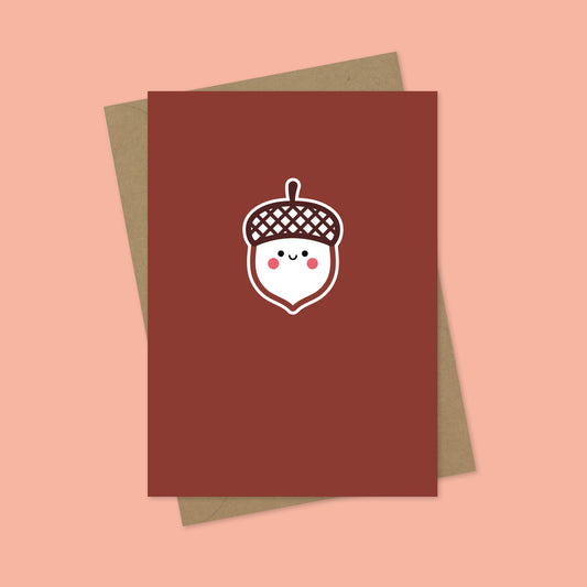 Acorn A7 Blank Greetings Card