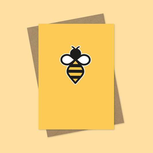 Insect Party Bee A7 Blank Greetings Card