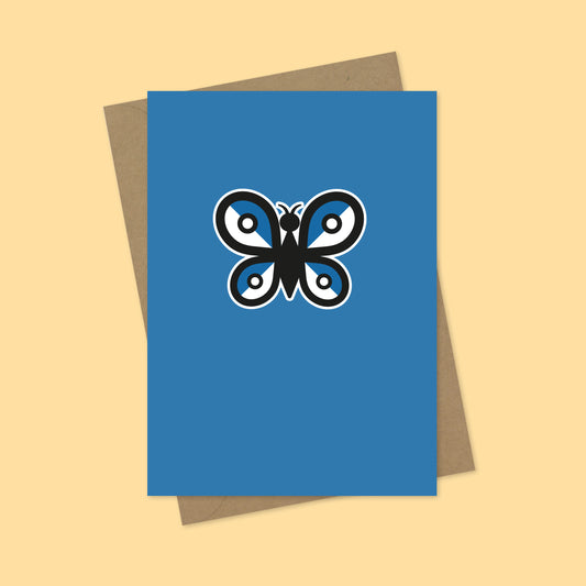Insect Party Butterfly A7 Blank Greetings Card