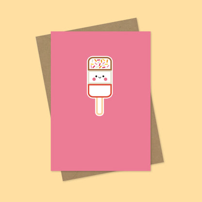 Fab Ice Lolly A7 Blank Greetings Card