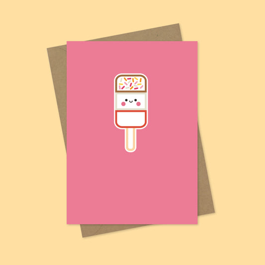 Fab Ice Lolly A7 Blank Greetings Card