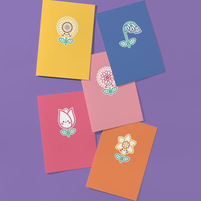 Chrysanthemum Flower A7 Blank Greetings Card