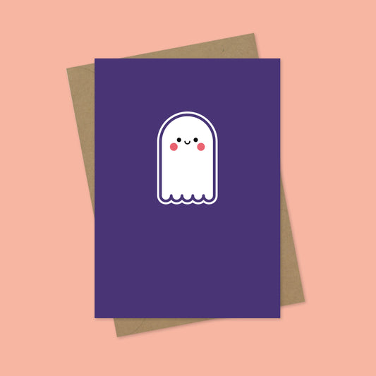 Ghost A7 Blank Greetings Card