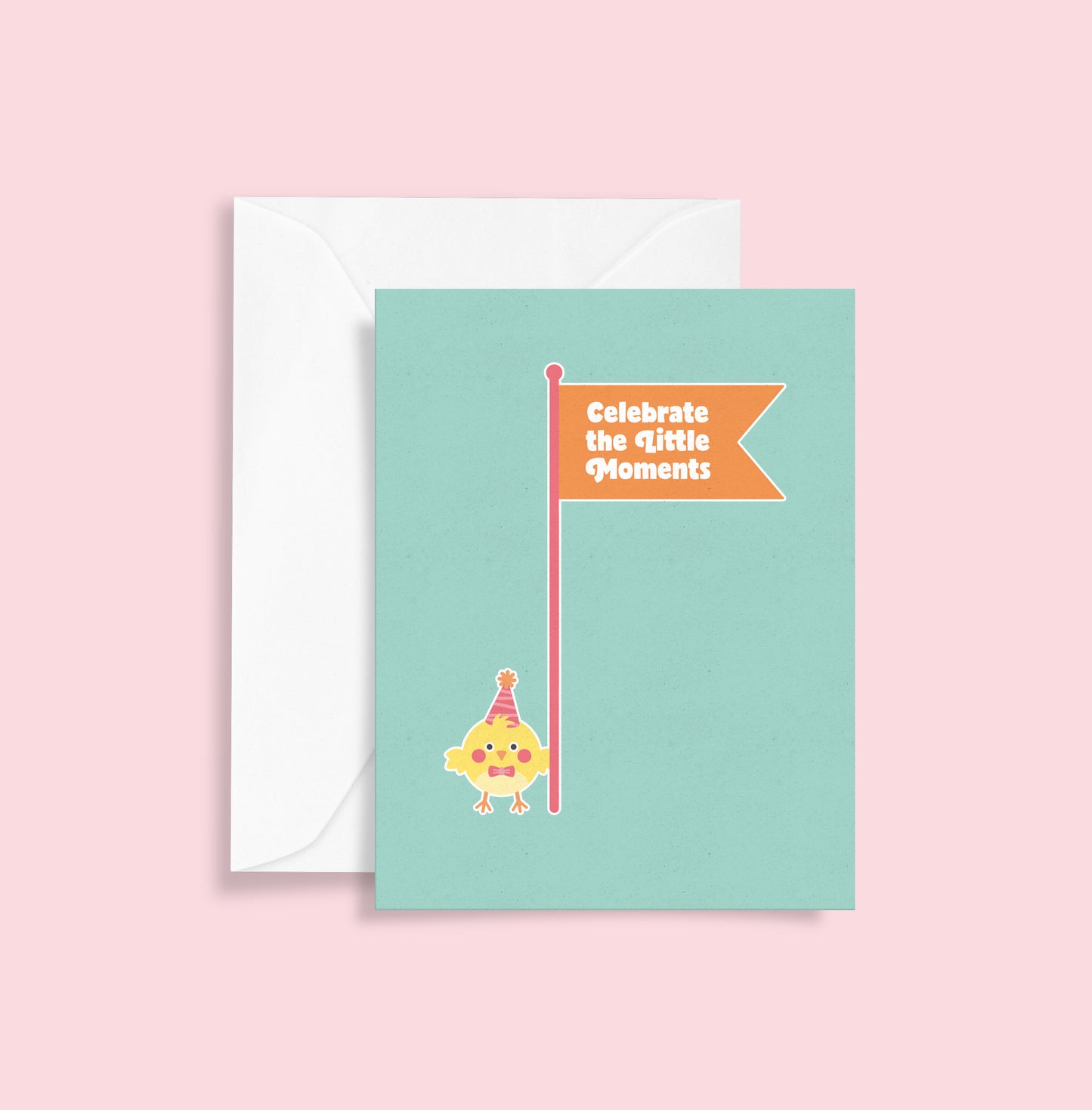 Celebrate the Little Moments Chick A6 Blank Greetings Card