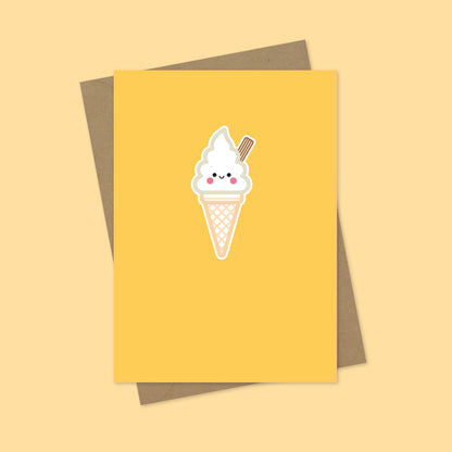 Ice Cream A7 Blank Greetings Card