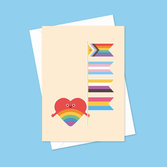 Pride Hug A6 Blank Greeting Card