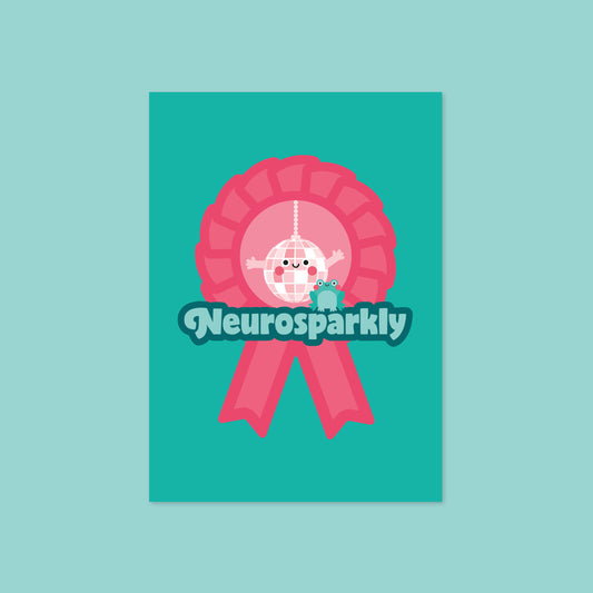 Neurosparkly A6 Postcard
