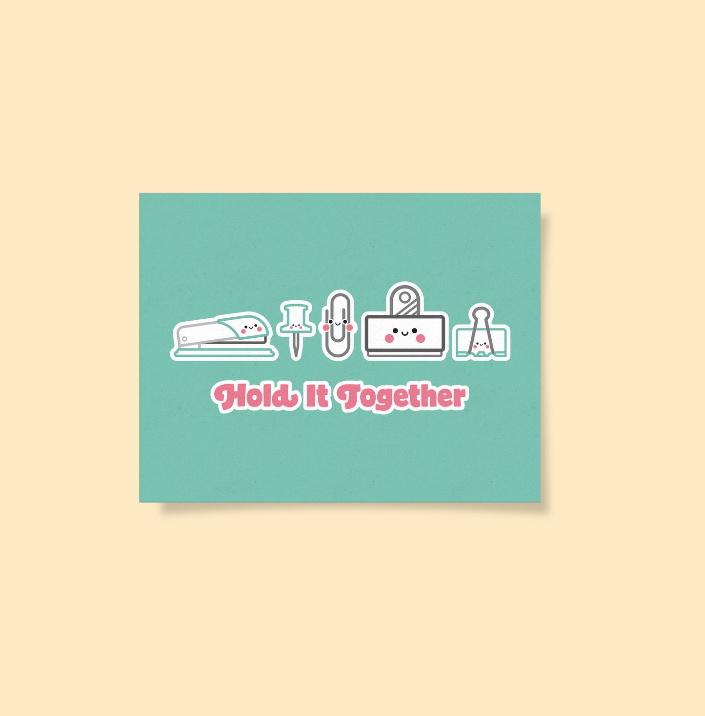 Hold it Together Stationery A6 Postcard