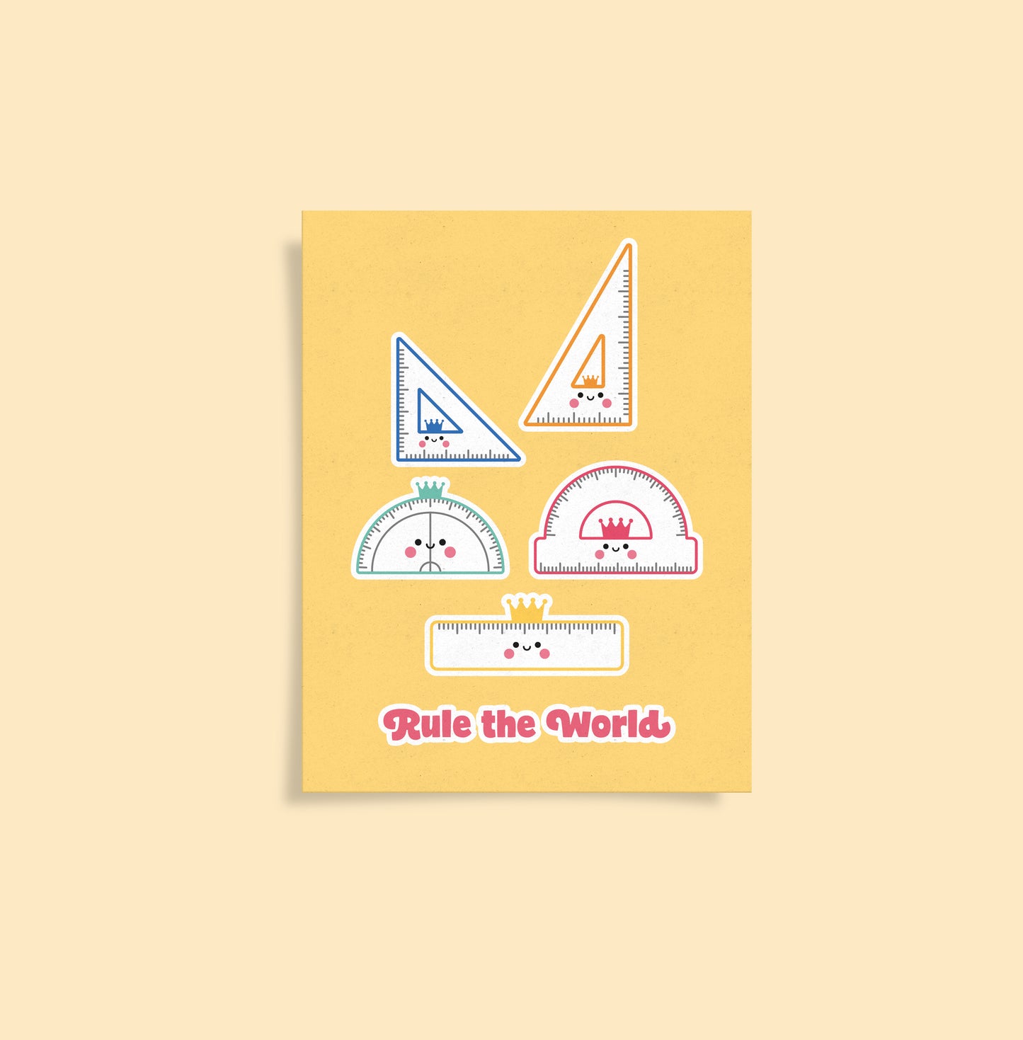 Rule the World Rulers A6 Postcard