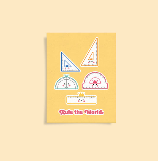 Rule the World Rulers A6 Postcard