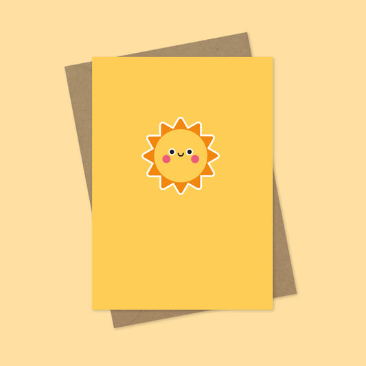 Sunshine A7 Blank Greetings Card